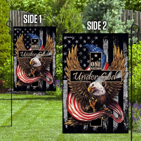 One Nation Under God Eagle Flag: TRL176F - Patriotic American Flag - Image 10
