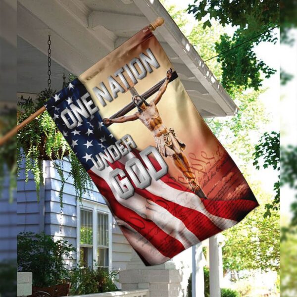 One Nation Under God Flag: PSL103Fv1 - American Flag for Sale - Image 8