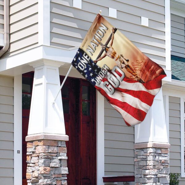 One Nation Under God Flag: PSL103Fv1 - American Flag for Sale - Image 9
