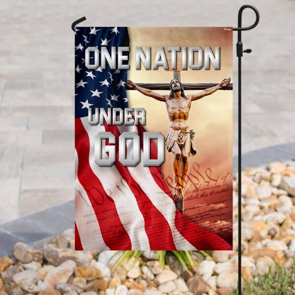 One Nation Under God Flag: PSL103Fv1 - American Flag for Sale - Image 3
