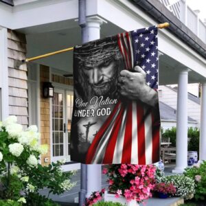 One Nation Under God Flag TRL06F2