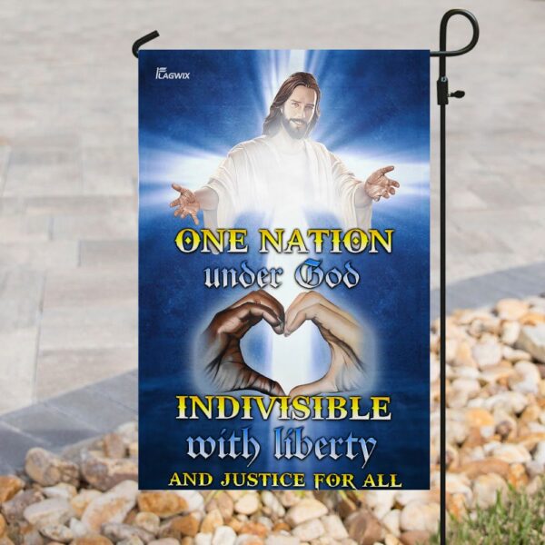 One Nation Under God Jesus Christ Flag: DDH1664F - Image 8