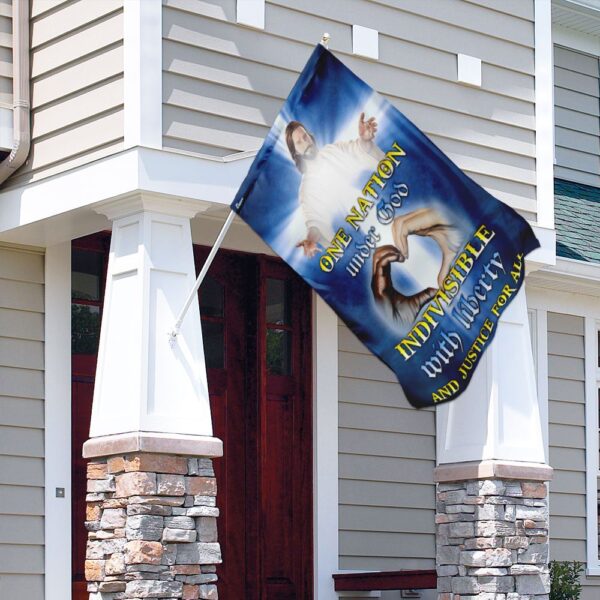 One Nation Under God Jesus Christ Flag: DDH1664F - Image 4