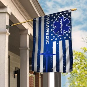 Paramedic Flag THB2077F2: High-Quality Emergency Medical Service Flag