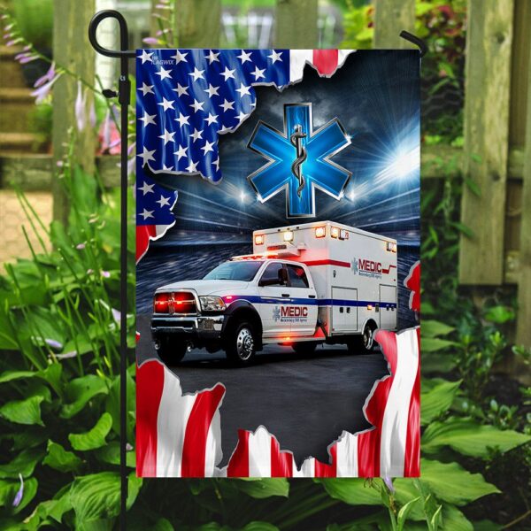 Paramedic Ambulance Flag: Emergency Medical Service Banner - Image 7
