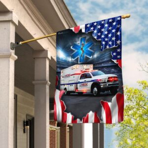 Paramedic Ambulance Flag: Emergency Medical Service Banner