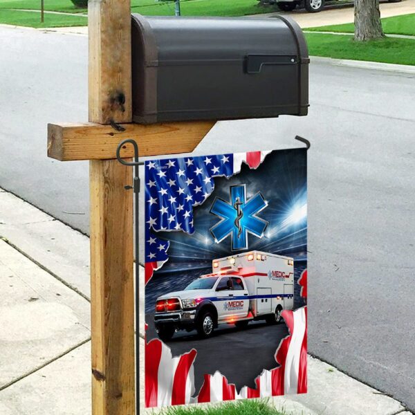 Paramedic Ambulance Flag: Emergency Medical Service Banner - Image 9