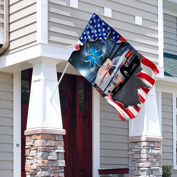 Paramedic Ambulance Flag: Emergency Medical Service Banner - Image 4