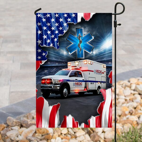 Paramedic Ambulance Flag: Emergency Medical Service Banner - Image 8