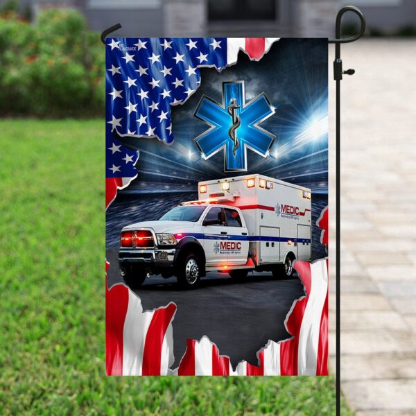 Paramedic Ambulance Flag: Emergency Medical Service Banner - Image 6