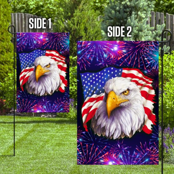 Patriotic Bald Eagle Flag: QNK203F American Pride Decor - Image 10