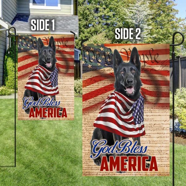 Patriotic German Shepherd 4th of July Dog T-Shirt - Image 5