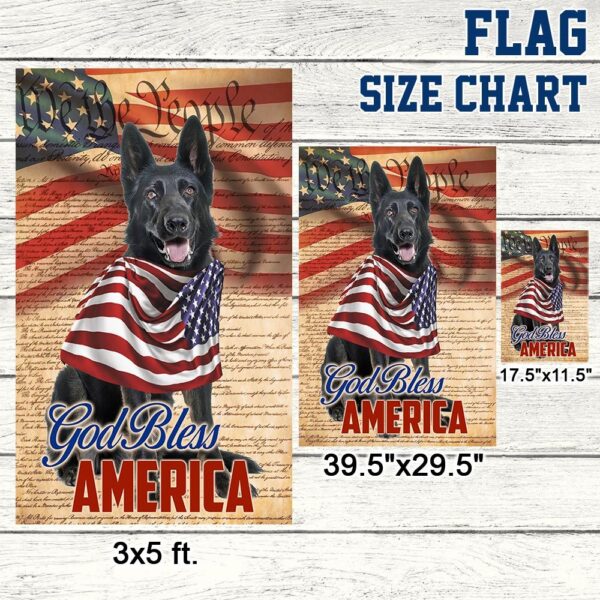 Patriotic German Shepherd 4th of July Dog T-Shirt - Image 7
