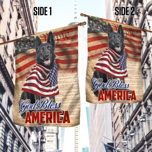 Patriotic German Shepherd 4th of July Dog T-Shirt - Image 3
