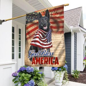 Patriotic German Shepherd 4th of July Dog T-Shirt