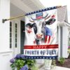 Patriotic Cow 4th of July T-Shirt - TQN1274F