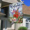 Patriotic 4th of July Flower Flag - TQN1220F