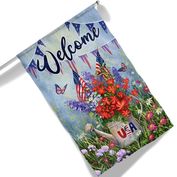 Patriotic 4th of July Flower Flag - TQN1220F - Image 6