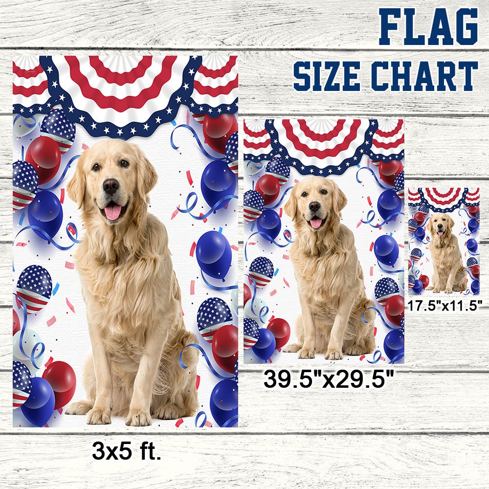 Patriotic Golden Retriever 4th of July Dog T-Shirt - Image 7