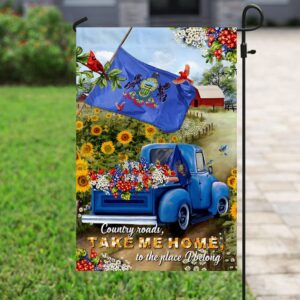 Pennsylvania Country Roads Flag: PSL166Fv12