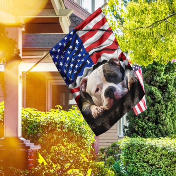 American Patriot Pit Bull Flag - Image 2
