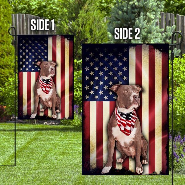 American Flag Pit Bull PSL212F: Patriotic Dog Apparel - Image 5