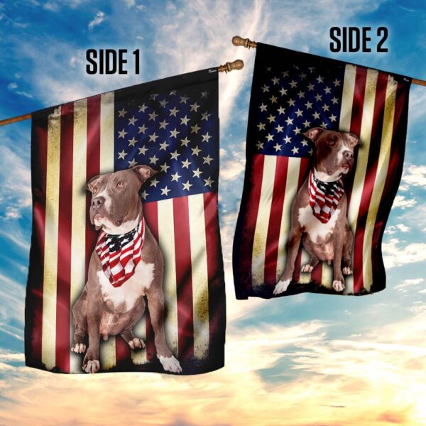 American Flag Pit Bull PSL212F: Patriotic Dog Apparel - Image 10