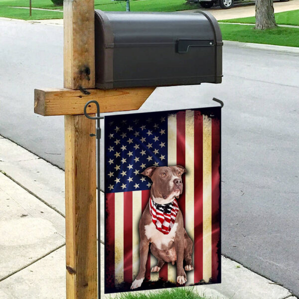 American Flag Pit Bull PSL212F: Patriotic Dog Apparel - Image 4