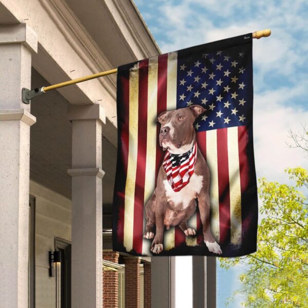 American Flag Pit Bull PSL212F: Patriotic Dog Apparel - Image 6