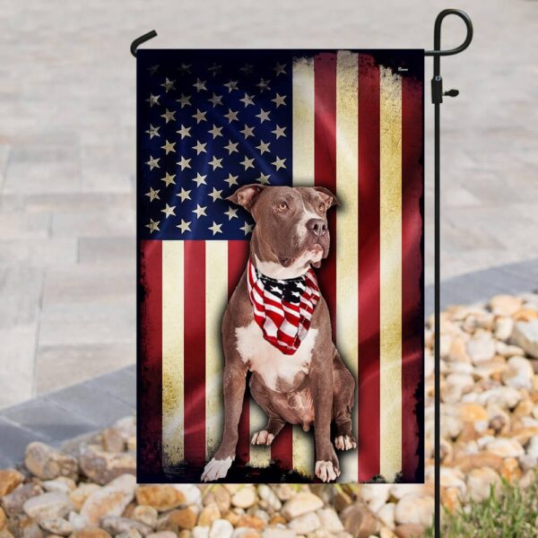 American Flag Pit Bull PSL212F: Patriotic Dog Apparel - Image 3