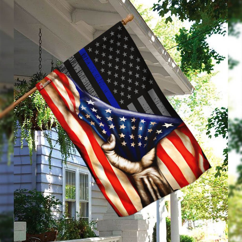 Thin Blue Line Flag: Back the Blue Police Support Flag THB2345F - Image 3