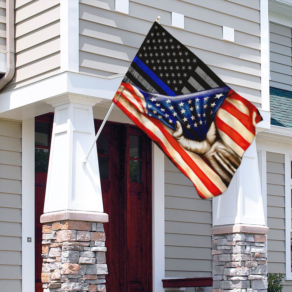 Thin Blue Line Flag: Back the Blue Police Support Flag THB2345F - Image 4