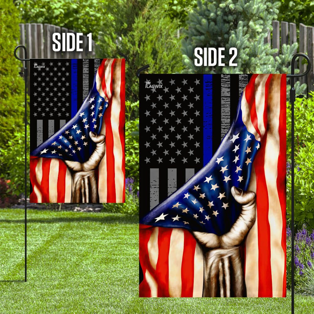 Thin Blue Line Flag: Back the Blue Police Support Flag THB2345F - Image 10