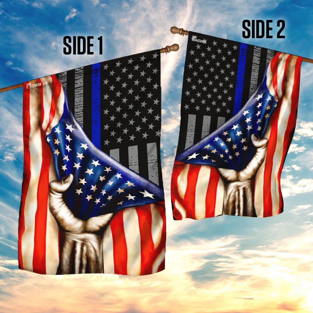 Thin Blue Line Flag: Back the Blue Police Support Flag THB2345F - Image 5