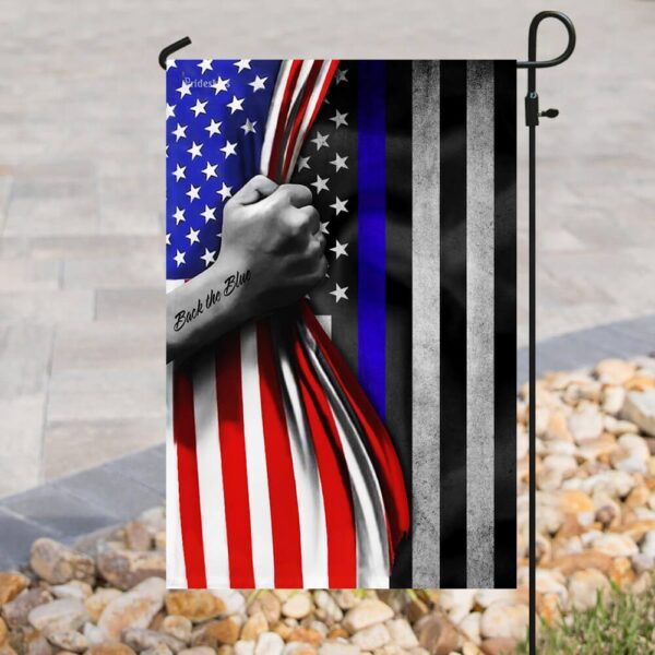 Thin Blue Line Flag: Support Law Enforcement - THB2428F - Image 8