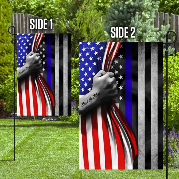 Thin Blue Line Flag: Support Law Enforcement - THB2428F - Image 10