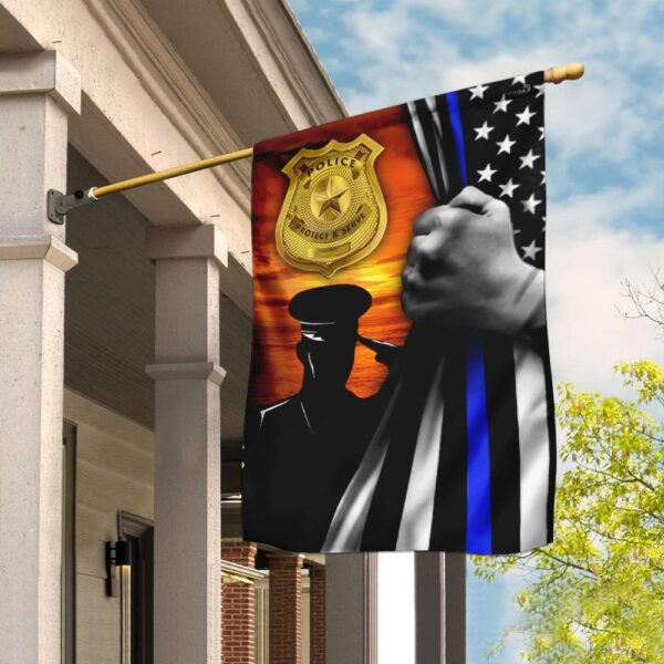 Police. The Thin Blue Line Flag THN2107