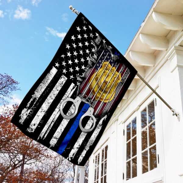 Thin Blue Line Flag: Police Support THN2112F - Image 2