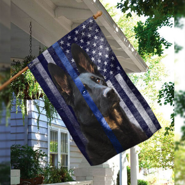 Police Dog. K9. The Thin Blue Line Flag THB2220F - Image 3