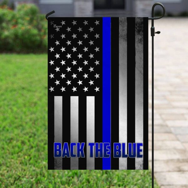 Back the Blue Flag: Support Law Enforcement (THB2097F) - Image 6