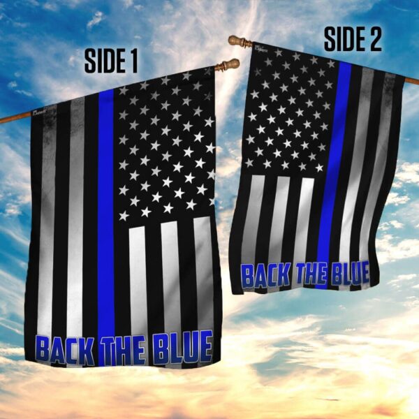 Back the Blue Flag: Support Law Enforcement (THB2097F) - Image 5