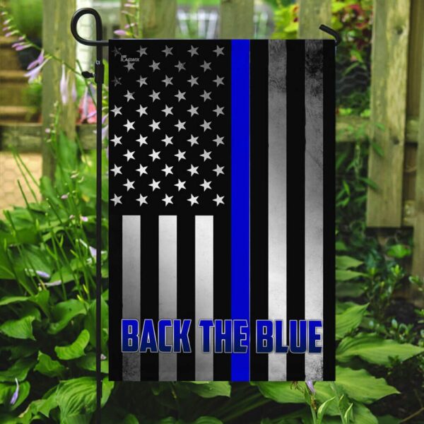 Back the Blue Flag: Support Law Enforcement (THB2097F) - Image 7