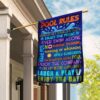 Pool Rules Flag DLP14F: Safety First, Fun Guaranteed