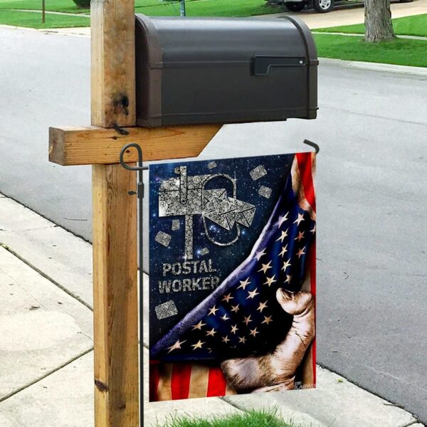 Diamond Mailbox Flag - Postal Worker Design (DDH1450) - Image 9