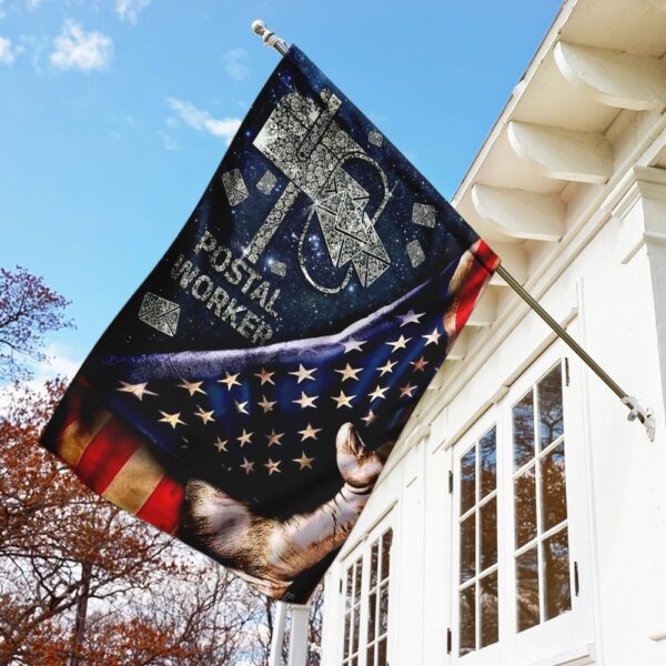 Diamond Mailbox Flag - Postal Worker Design (DDH1450) - Image 2