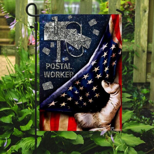 Diamond Mailbox Flag - Postal Worker Design (DDH1450) - Image 7