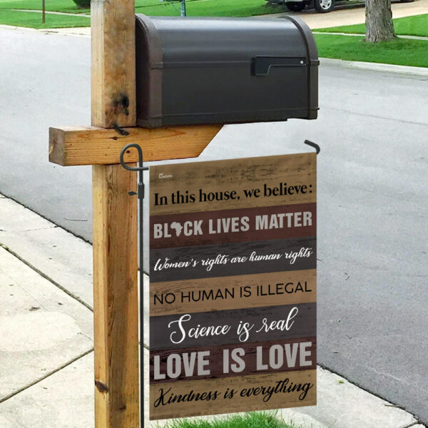 Protest Flag In This House We Believe - Black Lives Matter Flag THB2140F - Image 9
