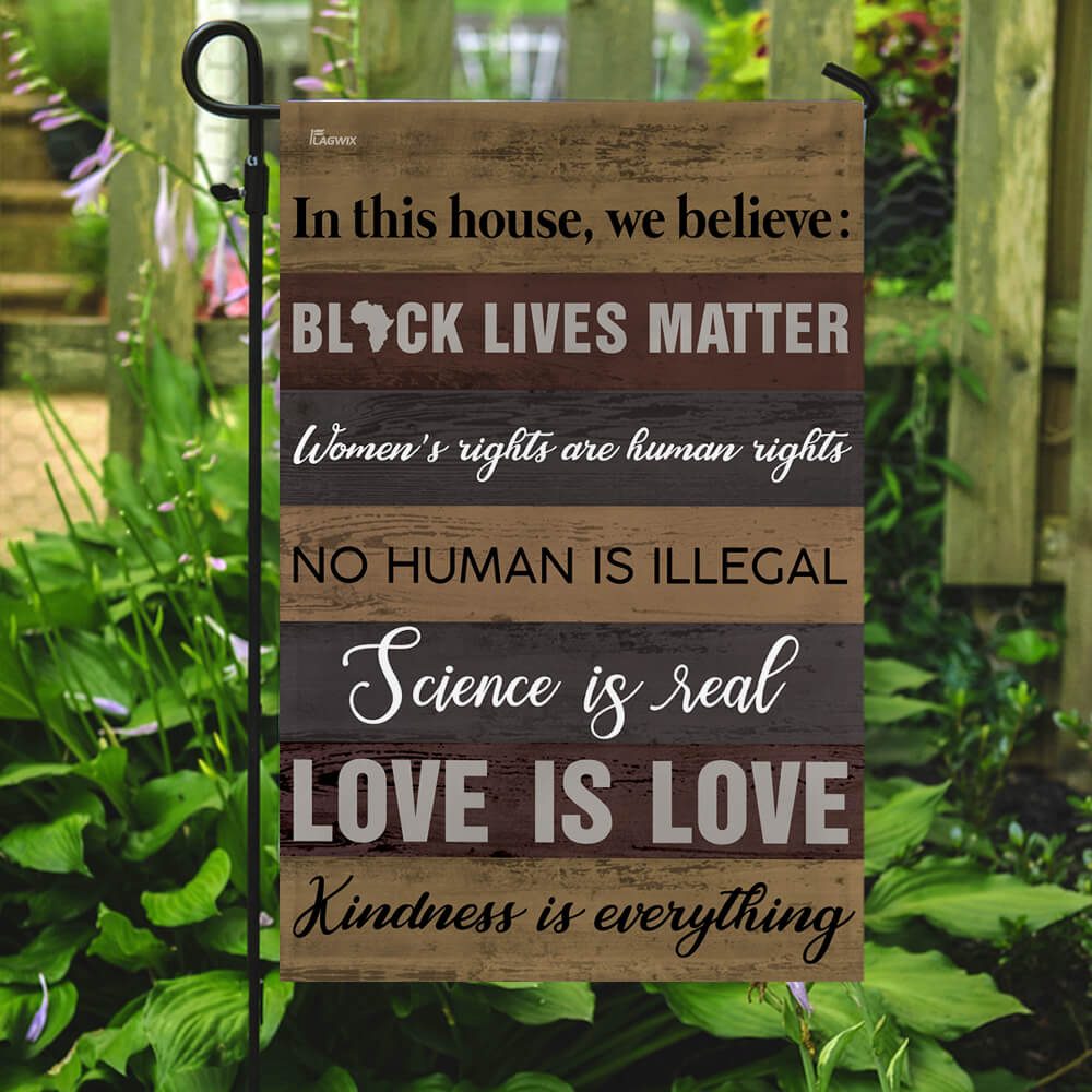 Protest Flag In This House We Believe - Black Lives Matter Flag THB2140F - Image 7