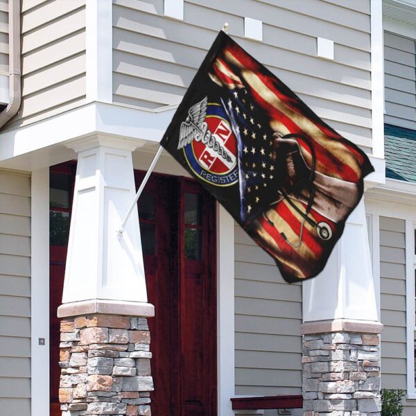 Proud Black Registered Nurse Flag GPS227Fv2 - Image 9