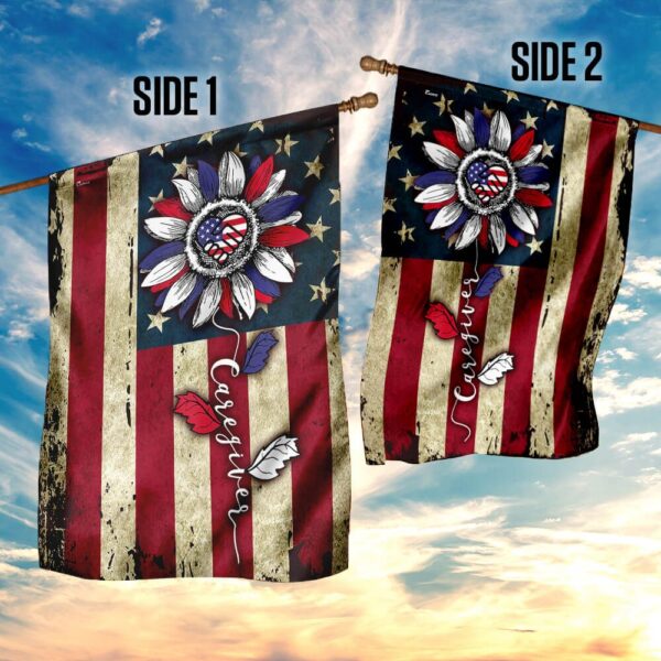 Proud Caregiver American Flag Shirt: PN205F - Image 10